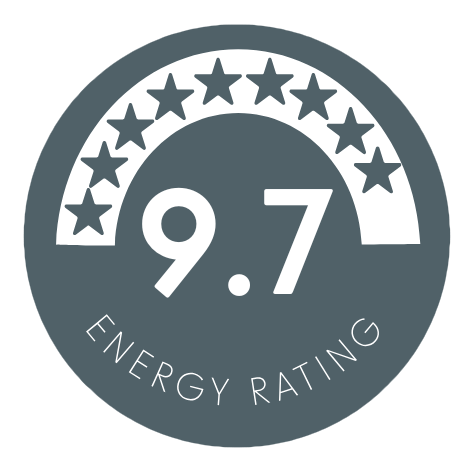 9.7 star NatHERS rating