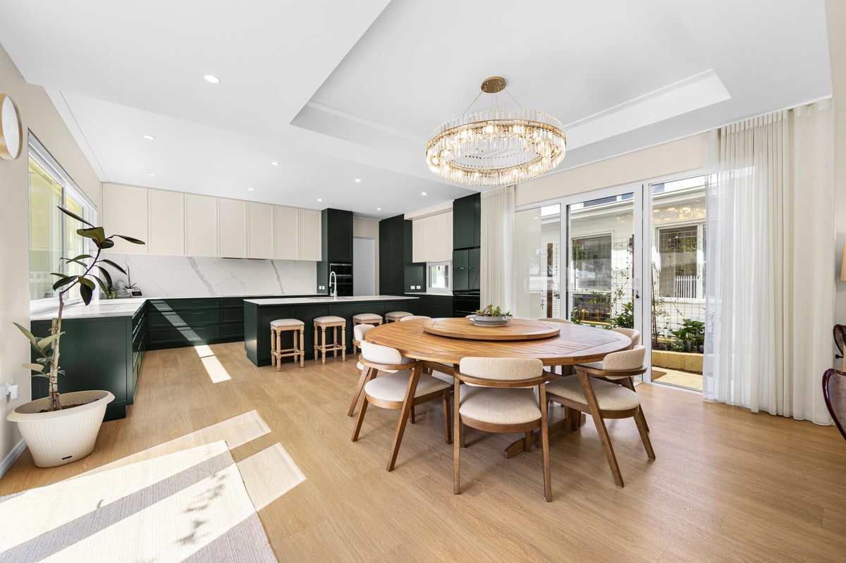 Interior of a Norde Homes passive solar home