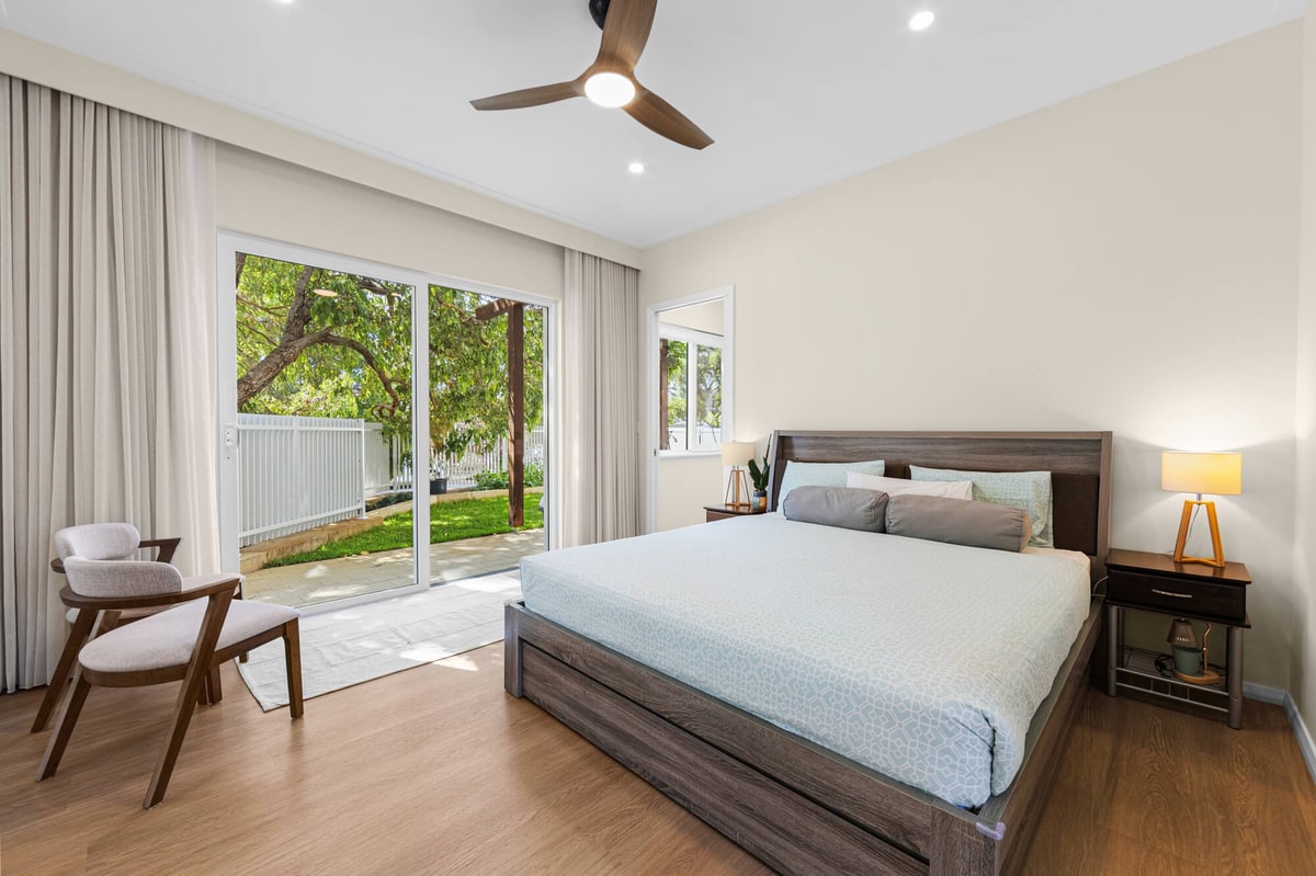 Interior of a Norde Homes reverse brick veneer home