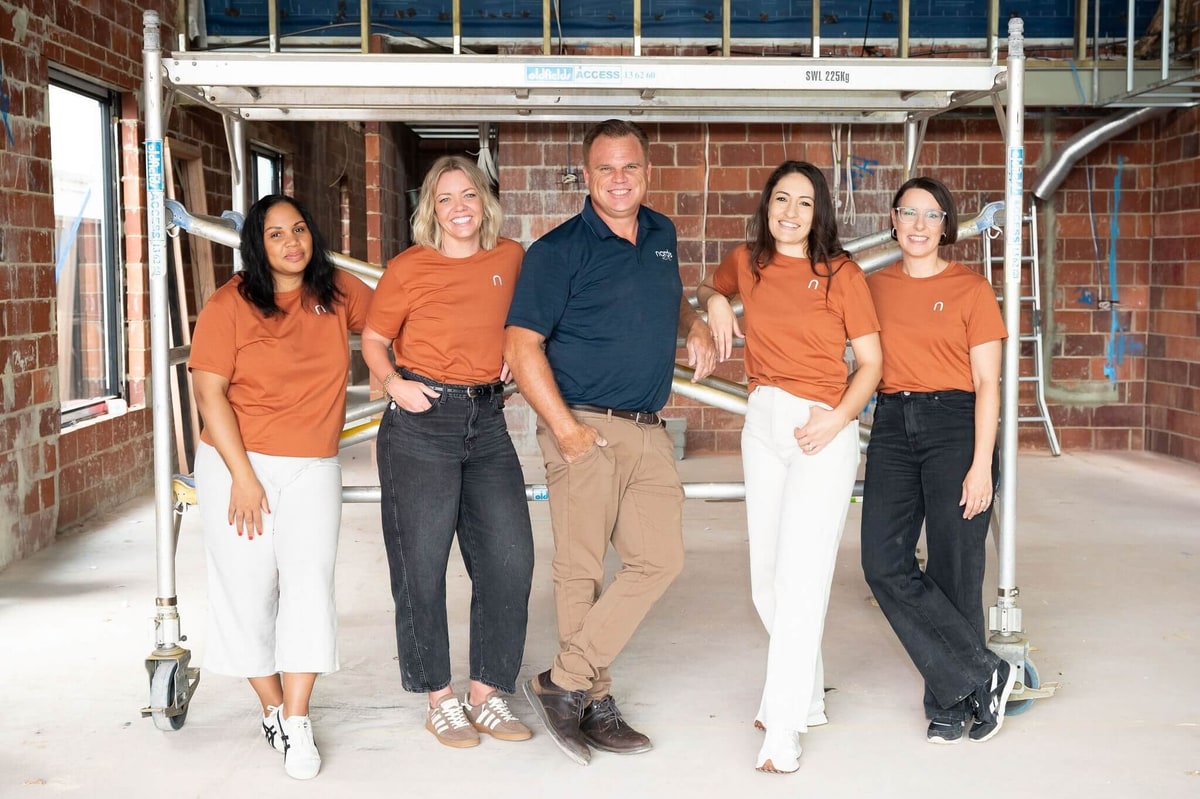 The Norde Homes team, a five person custom home builder in Perth